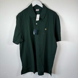 Brooks Brothers 1818 Performance Polo Men’s XL – Dark Green, 100% Cotton, NWT